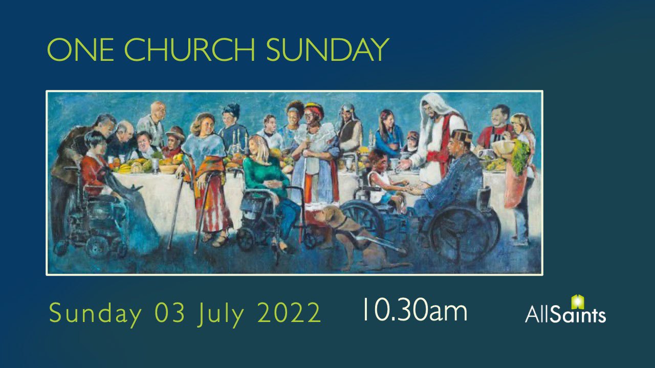 One Church Sunday title 22-07-