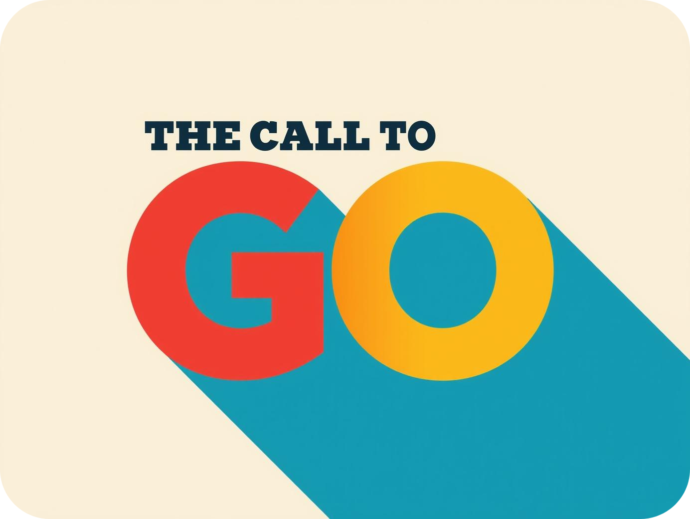 The Call To Go - Miniature