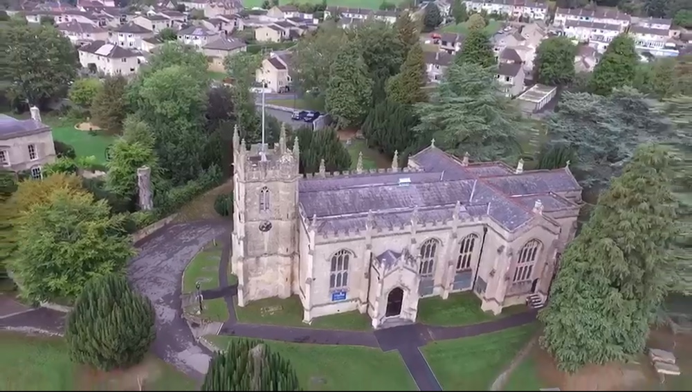 Church from above